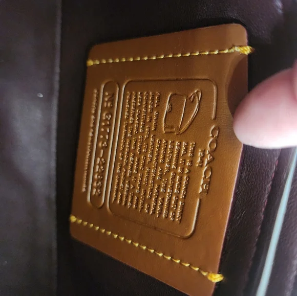 Coach Upcrafted Metallic Dinky Clutch